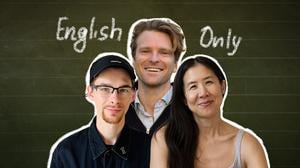 Personen von links nach rechts: Vladislav Milovskii, Stefan Kögler und Leanne Raab