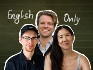 Personen von links nach rechts: Vladislav Milovskii, Stefan Kögler und Leanne Raab
