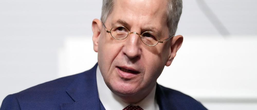 Parteivorsitzender Hans-Georg Maaßen, aufgenommen während des ersten Bundesparteitages seiner Partei Werteunion (WU) 