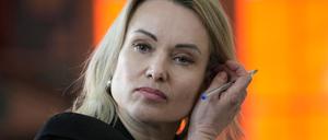 Marina Owsjannikowa, ehemalige Staatsfernsehjournalistin aus Russland.