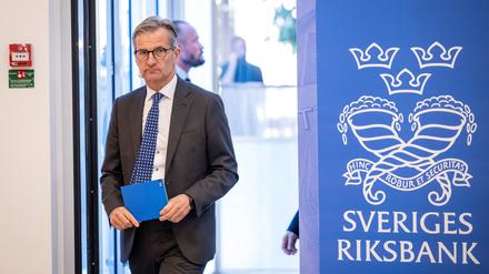 Riksbank-Gouverneur Erik Thedeen.