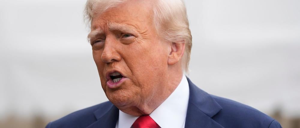 Trump ruft Israel zu einem Stopp der Bombardements auf. 