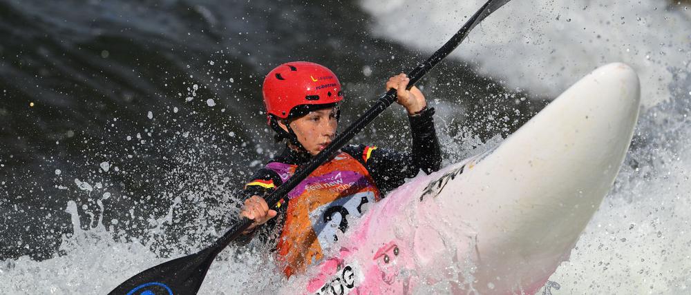 Im Kajak-Cross gehen die Deutschen leer aus, Andrea Herzog wird WM-Siebte. (Archivbild)