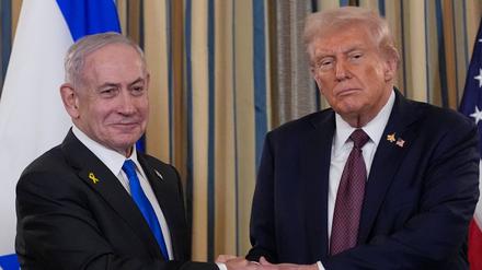 Israels Ministerpräsident Netanjahu und US-Präsident Donald Trump