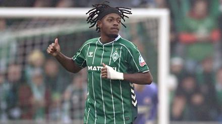  Samuel Mbangula brachte Werder gegen den FC St. Pauli früh in Führung,
