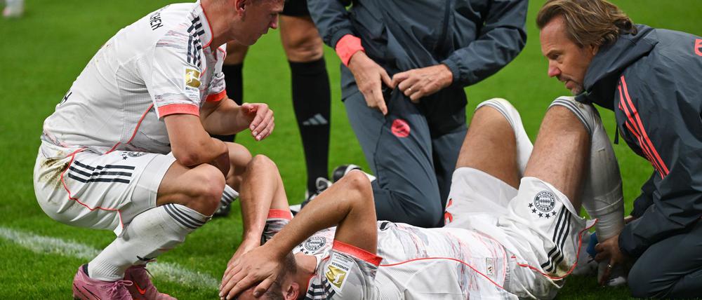 Harry Kane hat sich beim Bayern-Sieg in Frankfurt offenbar nicht schwerer verletzt.