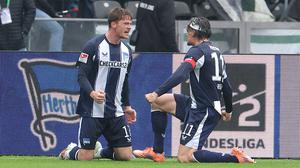 Sebastian Grönning beendete mit seinen beiden Treffern gegen Münster Herthas Torflaute.