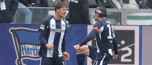 Sebastian Grönning beendete mit seinen beiden Treffern gegen Münster Herthas Torflaute.