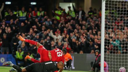 Ein Tor mit vollem Einsatz - aber zu wenig für den FC Liverpool.