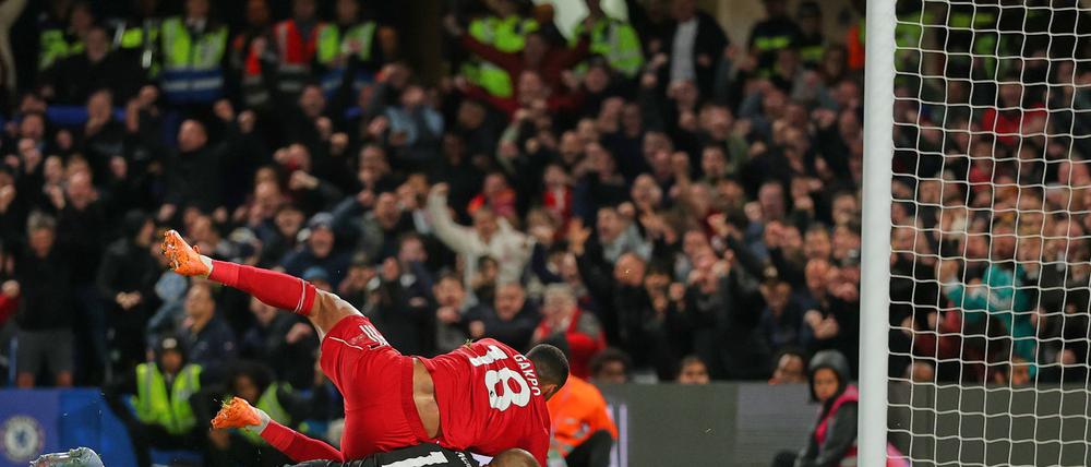 Ein Tor mit vollem Einsatz - aber zu wenig für den FC Liverpool.