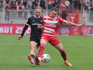 Union musste gegen die zuvor punktgleichen Freiburgerinnen die erste Heimniederlage in der Bundesliga hinnehmen.