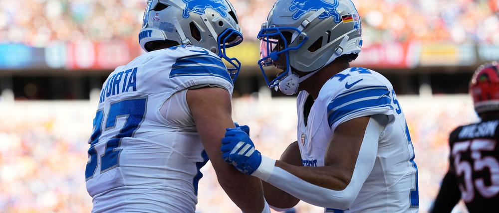St. Brown (rechts) und die Lions haben die vergangenen vier Spiele gewonnen.