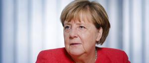 Bundeskanzlerin a.D. Angela Merkel, aufgenommen im Rahmen eines Interviews in Berlin.