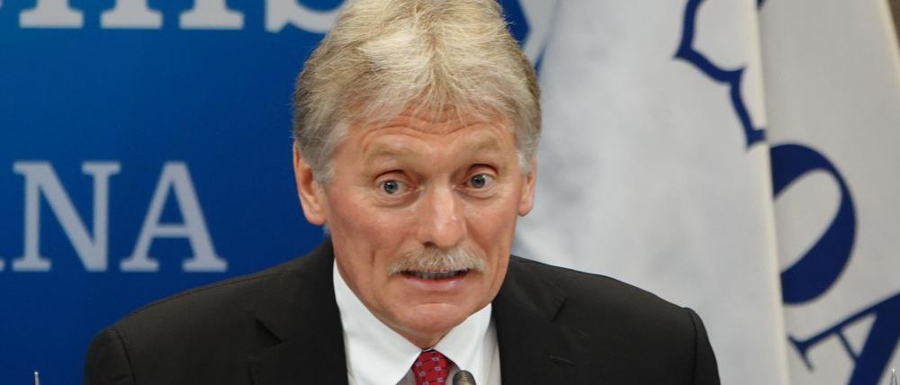 Der Kremlsprecher Dmitri Peskow.