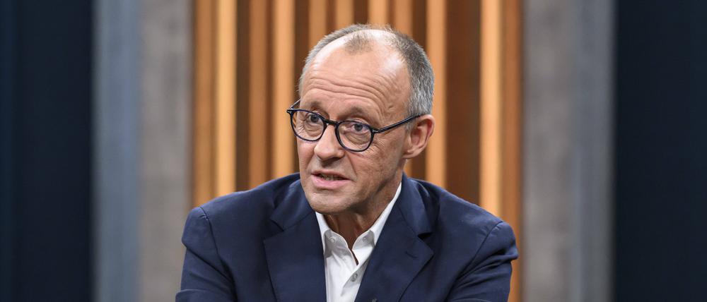 Bundeskanzler Friedrich Merz (CDU) zu Gast bei Caren Miosga.