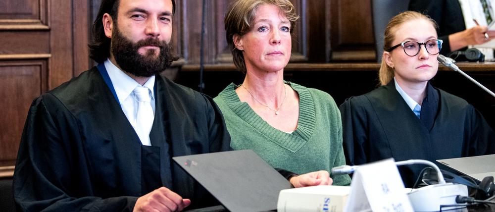 Christina Block bestreitet den Vorwurf der Anklage, sie habe die Entführung ihrer Kinder aus der Obhut ihres Ex-Manns in Auftrag gegeben. (Archivbild)