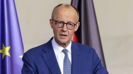 Friedrich Merz im Kanzleramt. 