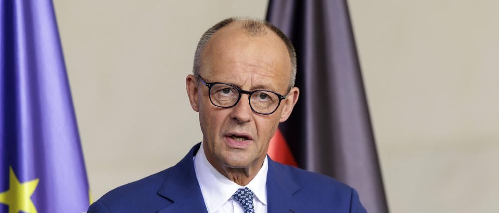 Friedrich Merz im Kanzleramt. 