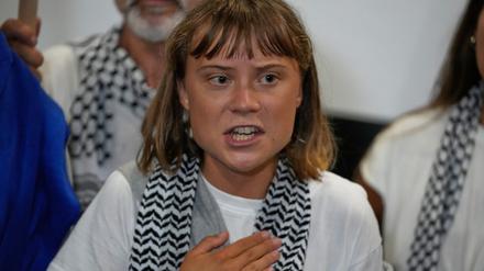 Greta Thunberg keilt gegen US-Präsident Trump. (Archivbild)