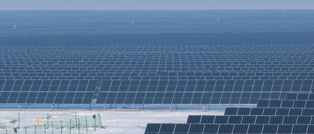 China war laut einer Studie der Denkfabrik Ember im ersten Halbjahr 2025 für 55 Prozent des weltweiten Solarwachstums verantwortlich (Symbolbild).