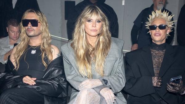 Photocall Vetements Womenswear - PFW Bill Kaulitz, Heidi Klum attends the Vetements Womenswear Spring/Summer 2026 show as part of Paris Fashion Week PFW on October 3, 2025 in Paris, France. Photo by Alexis Jumeau/ABACAPRESS.COM Paris France PUBLICATIONxNOTxINxFRAxUK Copyright: xJumeauxAlexis/ABACAx