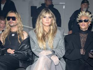 Photocall Vetements Womenswear - PFW Bill Kaulitz, Heidi Klum attends the Vetements Womenswear Spring/Summer 2026 show as part of Paris Fashion Week PFW on October 3, 2025 in Paris, France. Photo by Alexis Jumeau/ABACAPRESS.COM Paris France PUBLICATIONxNOTxINxFRAxUK Copyright: xJumeauxAlexis/ABACAx