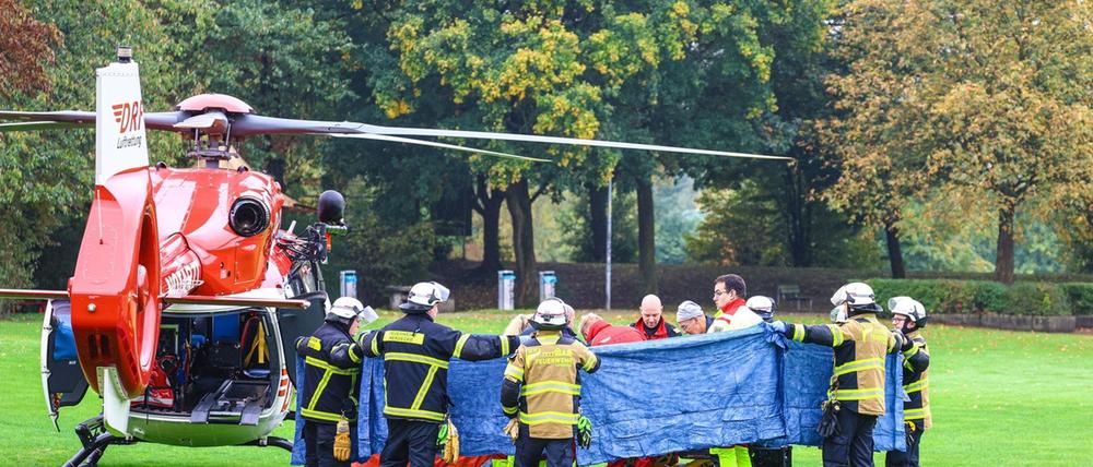 Großer Polizei- und Rettungseinsatz 