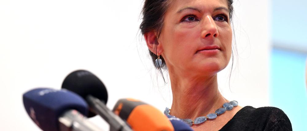 Sie will zurück in den Bundestag: Sahra Wagenknecht, Parteivorsitzende des BSW.