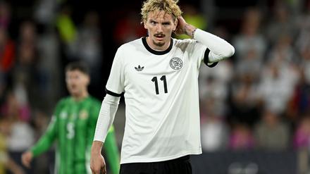 Nick Woltemade stößt mit Verspätung zum Nationalteam. (Archivfoto)