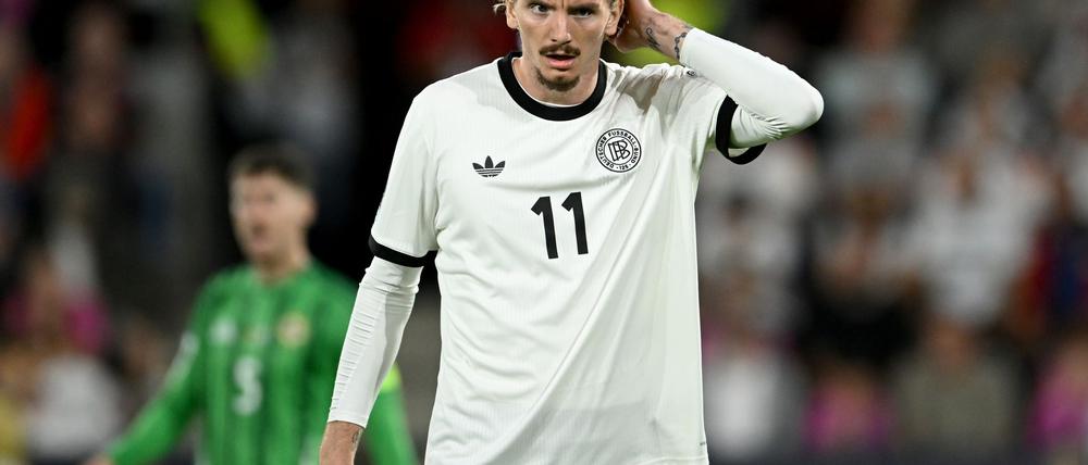 Nick Woltemade stößt mit Verspätung zum Nationalteam. (Archivfoto)