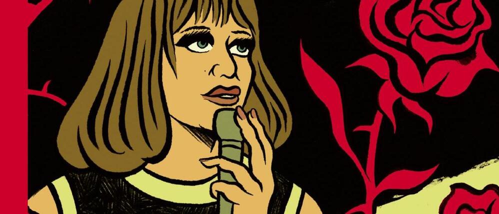 Das Titelbild von Moritz Stetters Comicbiografie „Die Knef“. 