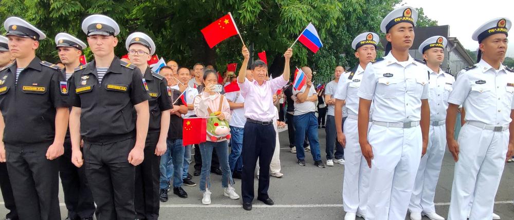 Anfang August hielten die russische und die chinesische Marine gemeinsam eine Militärübung ab.