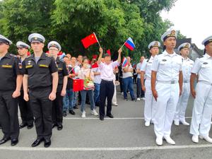 Anfang August hielten die russische und die chinesische Marine gemeinsam eine Militärübung ab.
