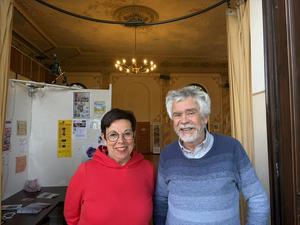 Sie hauchten dem Labsaal in Alt-Lübars Leben ein: Gudrun Janke und Norbert Heners-Martin.
