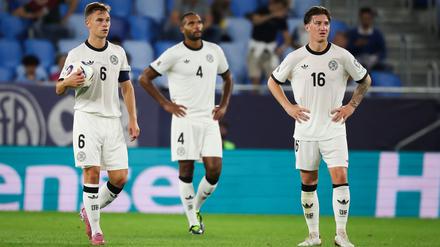 Entsetzen im Blick. Gegen die Slowakei kassierte die Nationalmannschaft im September ihre erste Auswärtsniederlage überhaupt in der WM-Qualifikation.