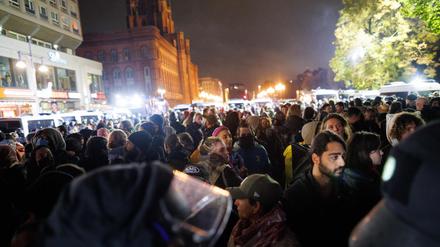 Die Berliner Polizei registrierte bei propalästinensischen Veranstaltungen zahlreiche Straftaten. 