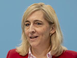 Pressekonferenz von Nina Warken CDU, Bundesministerin für Gesundheit (Archivbild)