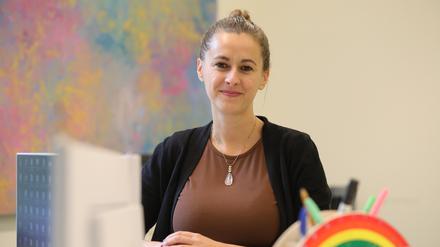Michèle Durrer ist Schulleiterin der AWO Grundschule „Marie Juchacz“ Potsdam Golm