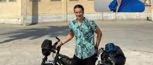 Dieser Screenshot aus einem Beitrag vom 24. Juni 2025, der von Instagram stammt, zeigt Lennart Monterlos, der seit dem 16. Juni 2025 während einer Radtour im Iran vermisst wird, auf einem Foto, das an einem unbekannten Ort aufgenommen wurde (Symbolbild).