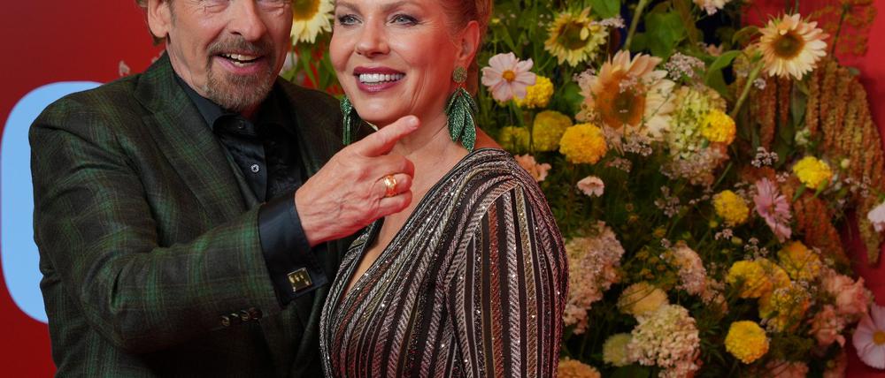 Thomas Gottschalk und Karina Mroß im September in Berlin. (Archivbild)
