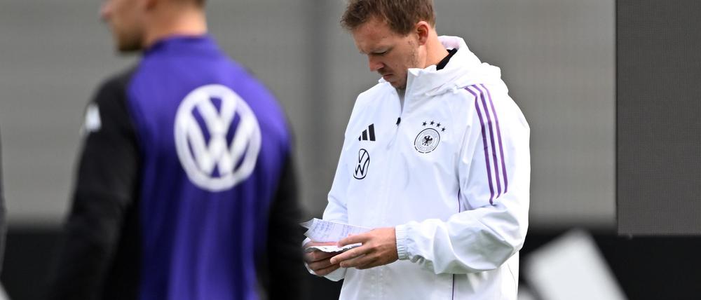 Julian Nagelsmann muss in der WM-Qualifikation unerwartet rechnen.