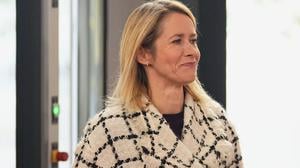 European Commission Vice-President Kaja Kallas arrives to attend the 7th European Political Community (EPC) Summit at the Bella Center in Copenhagen on October 2, 2025. (Photo by Thomas Traasdahl / Ritzau Scanpix / AFP) / Denmark OUT