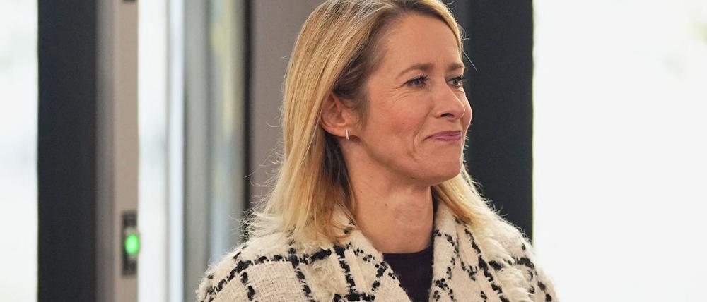 European Commission Vice-President Kaja Kallas arrives to attend the 7th European Political Community (EPC) Summit at the Bella Center in Copenhagen on October 2, 2025. (Photo by Thomas Traasdahl / Ritzau Scanpix / AFP) / Denmark OUT
