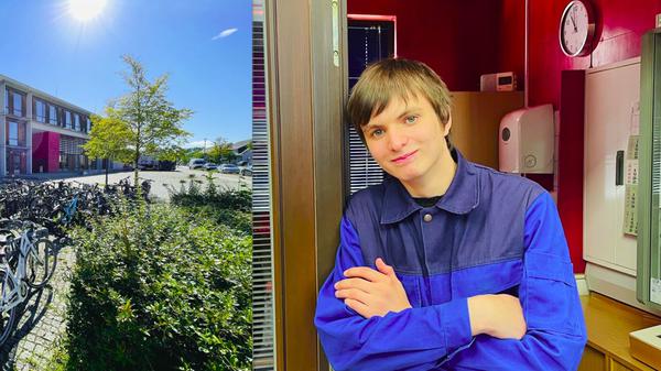 Hans Carossa Schule in in Berlin-Kladow mit engagiertem Hausmeistertalent. 