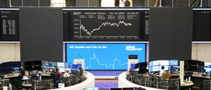 Ein Blick in die Frankfurter Börse.