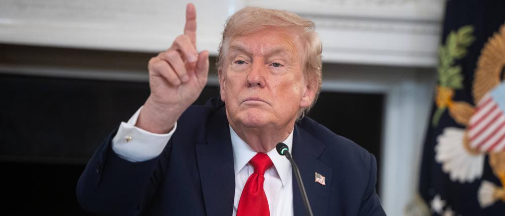 Donald Trump im Weißen Haus.