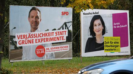 In Potsdam spitzt sich der Wahlkampf zu.