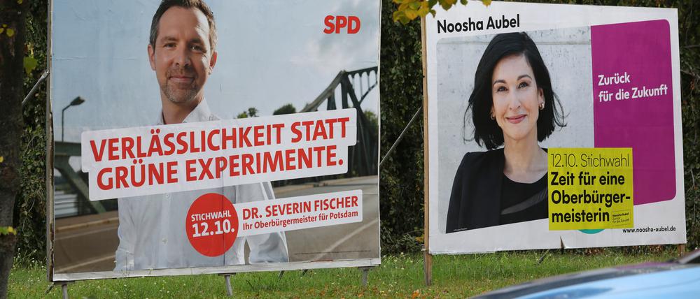 In Potsdam spitzt sich der Wahlkampf zu.