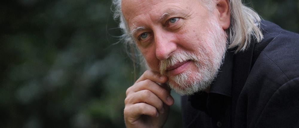 Der ungarische Schriftsteller Laszlo Krasznahorkai.