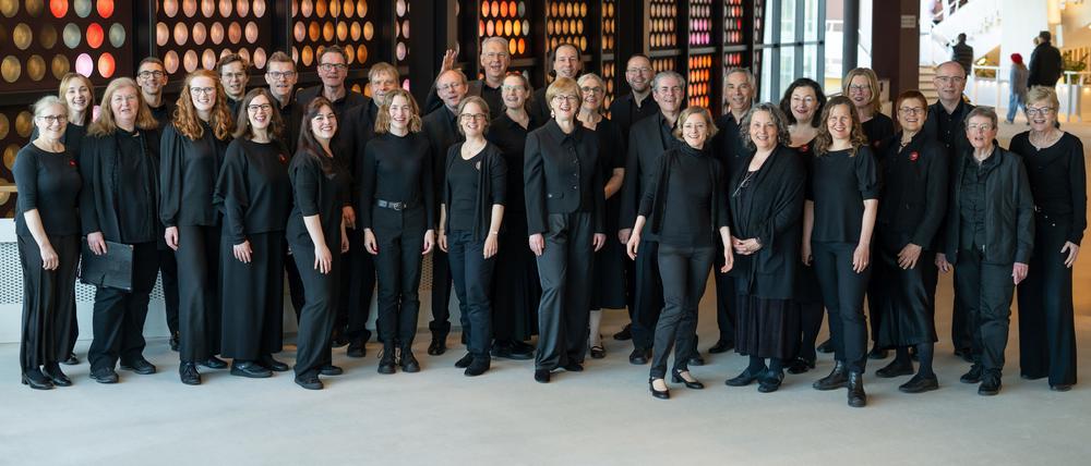 Der Hugo-Distler-Chor zählt um die 40 Mitglieder.